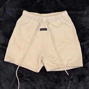 Essentials Men's Beige Athletic Shorts